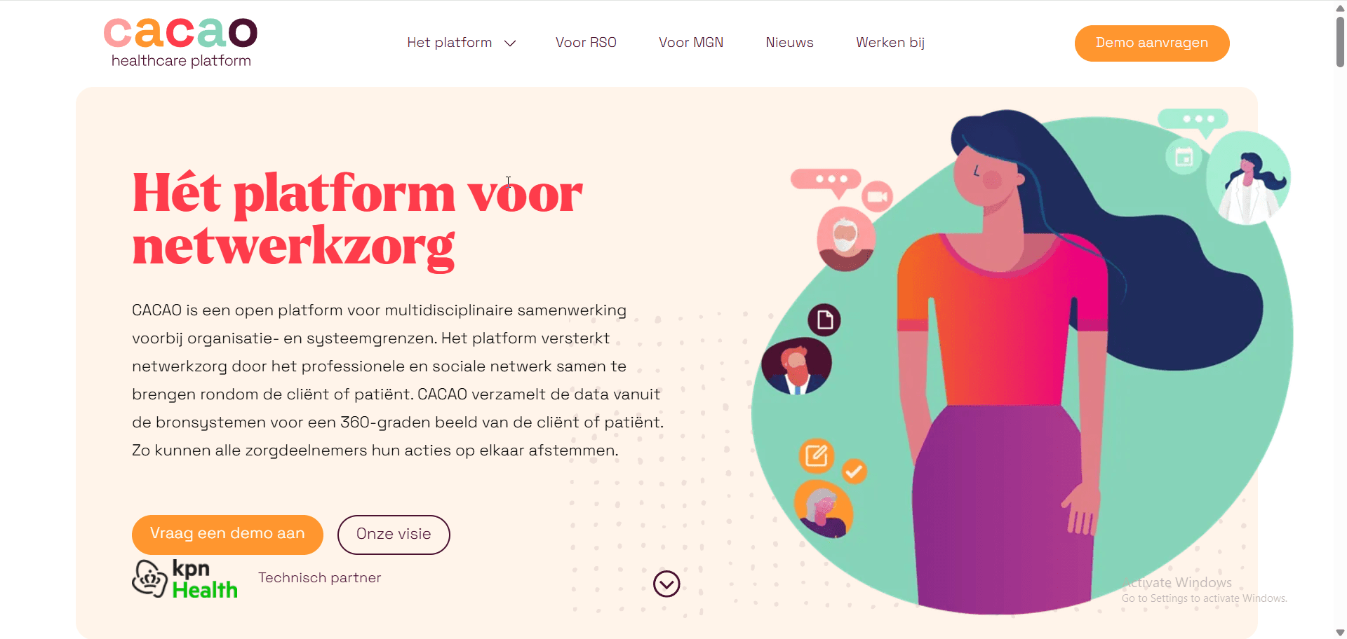 The website of cacao
